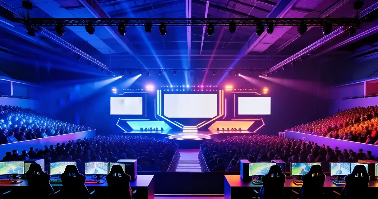 Suuri eSports-turnausareena t&auml;ynn&auml; katsojia vuonna 2026