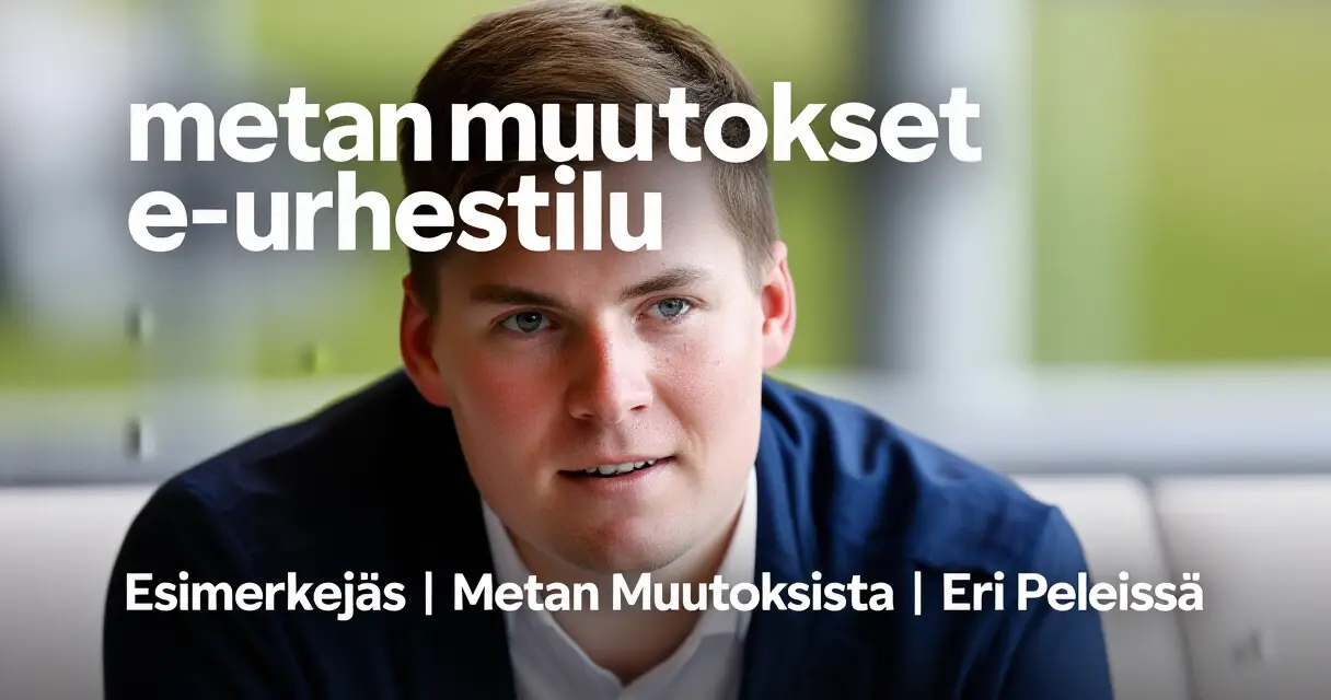 Esimerkkejä Metan Muutoksista Eri Peleissä